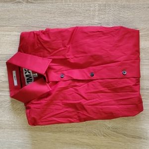 express 1mx fitted button up dress shirt